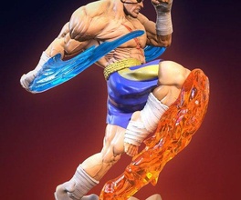 saat sokak dövüşçü yazdırılabilir 3d yazdır model in adam 3dexport street fighter diyorama action figure erkek kavga kick boksçu şekil kas muay thai martial arts ryu ken kurnazlık bizon vega 3d print model - Mito3D