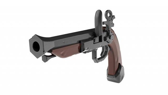 marin pistolet mer voleurs imprimable stl dossiers 3d impression modèle jouets cosplay artisanat loisir DIY arme fusil vidéo Jeu 3d print model - Mito3D