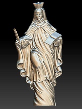santo of ávila alivio 2020 3d impresión modelo in escultura 3dexport arte mujer figura estatua religión dios diosa icono católico bajorrelieve 3d print model - Mito3D
