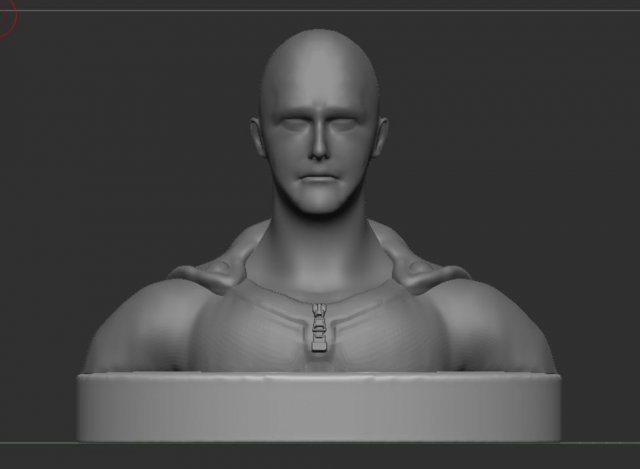 saitama - one punch man 3d print model in sculpture 3dexport onepunchman artist 3D print model - Mito3D