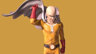 saitama coup poing homme 3d impression modèle in 3dexport onepunchman anime character mixeur zbrush fbx 3d print model - Mito3D