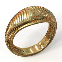 sakura light ring jewellery jewelry fashion style fancy 3d print model - Mito3D