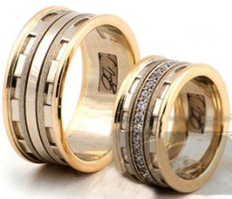 samanta Ehering Hochzeit ring gold Schmuck 3d print model - Mito3D