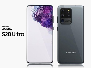 Samsung galaxia s20 ultra gris cósmico móvil teléfono Nota 3d print model - Mito3D