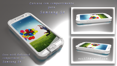 samsung s4 carcasa paraca juntos ms grande 3d impresión modelo in teléfono casos 3dexport suplemento celular accesorio alojamiento 3d print model - Mito3D