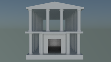 sanctuaire of athènes grèce in 3d modèle repères 3dexport ancien grec temple grecque olympe athéna 3d print model - Mito3D