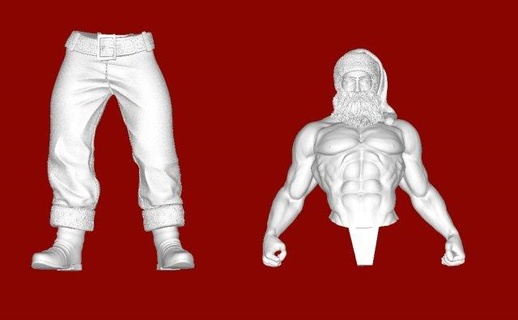 Santa Santa 3d print model - Mito3D