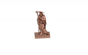 santa muerte 3d print model in figurines 3dexport statue 3d print model - Mito3D