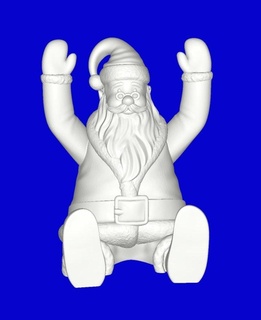Père Noël téléphone titulaire soutien 3d print model - Mito3D