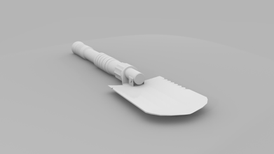 sapper shovel 3d print model - Mito3D
