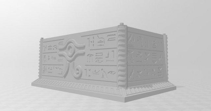 sarcophagus sarcophagus ancient toy game inca stl indian aztec 3d print model - Mito3D