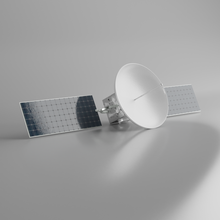 satellite highpoli model simple geometry animations kosmos 3d print model - Mito3D