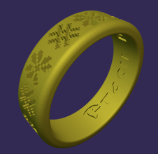 save preserve ring 3d print model - Mito3D