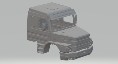scania 113 3d yazdır model in araç 3dexport ev tren ho diyorama döküm sıcak tekerlekler yuva araba mercedes kamyon nakliyatçı ixo volvo 3d print model - Mito3D