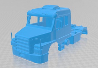scania 113 imprimible camión 3d impresión modelo in automotor 3dexport espacio scalextric tamiya rc pasatiempo 1 10 14 32 24 3d print model - Mito3D