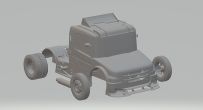 scania 114 f kamyon brezilya 3d yazdır model in araç 3dexport ev tren ho diyorama döküm sıcak tekerlekler yuva araba yarış vw adam 3d print model - Mito3D