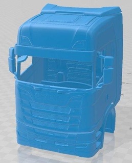 scania 730 highline tractor truck 2016 printable cabin automotive slot scalextric tamiya rc miniz hobby micro 3d print model - Mito3D