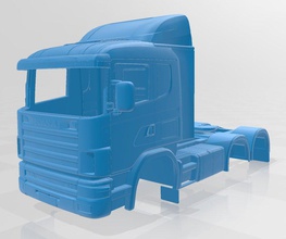 scania ab printable truck slot scalextric tamiya rc hobby miniz 1-14 1-10 1-24 1-32 3d print model - Mito3D