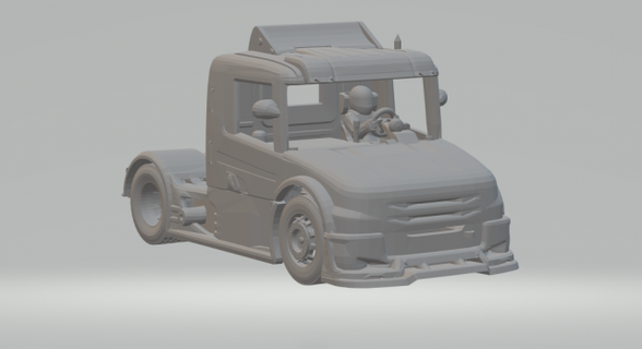 scania formula truck vehicle diecast hotwheels slotcar hot wheels toys print race car 3d print model - Mito3D