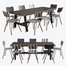 scavolini diesel misfit table moroso overyard chair 3d model in set 3dexport dining 3d print model - Mito3D