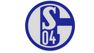 schalke 04 wall emblem 3d print model in signs logos 3dexport football soccer bundesliga sign germany logo file 3d print model - Mito3D