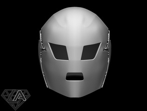 sci fi biomecánica dj casco máscara airsoft cosplay guerrero música festival invasor armadura juguete Caballero 3d print model - Mito3D