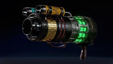 sci-fi gun weapon 3d print model - Mito3D