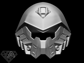 sci fi tática barata personalizadas capacete 3d impressão modelo mascarar airsoft cosplay Guerreiro brinquedo armaduras tático 3d print model - Mito3D