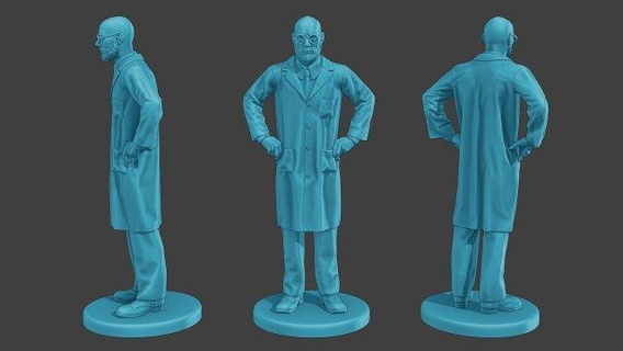 scientist male sm1 009 figurines man sculpture military data-driven special objective perseverant hair project logical casual allies researcher innovator analyst thinker inventor action-figure 3d print model - Mito3D