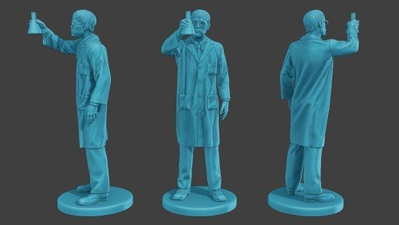 scientist male sm1 010 figurines man sculpture military data-driven special objective perseverant hair project logical casual allies researcher innovator analyst thinker inventor action-figure 3d print model - Mito3D