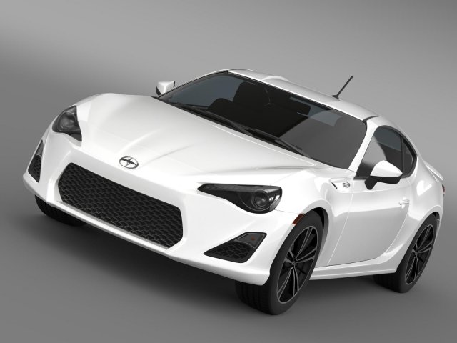 scion fr monogramme 2014 3d modèle in sport voitures 3dexport toyota moteur société voiture concept véhicule auto haute poly 3D print model - Mito3D