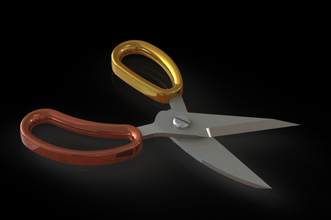 scissors free 3d print model - Mito3D