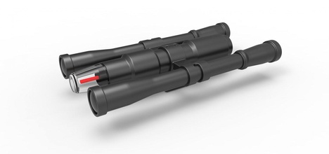 Umfang Cosplay Blaster 12 Sicht Optik optisch scifi drucken druckbar Spielzeug 3d print model - Mito3D