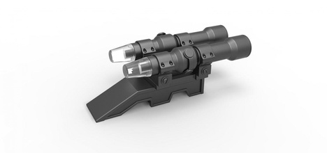 Umfang Cosplay Blaster 13 Sicht Optik optisch scifi drucken druckbar Spielzeug 3d print model - Mito3D