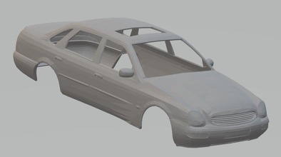 escorpião de 1996 impressão do corpo carro printable o slot scalextric tamiya rc rádio controle miniz 3d print model - Mito3D