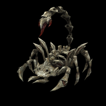 scorpion squelette gréé 3d modèle in crabe 3dexport animal insecte monstre créature haute qualité prix lowpoly jeu prêt 3d print model - Mito3D
