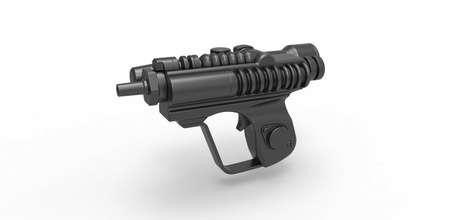 batedor Soldado blaster pistola ec 17 detonador scoutblaster scouttrooperblaster arma fogo ec17 Guerra Estrelas réplica cosplay suporte filme scifi brinquedo impressão 3d print model - Mito3D