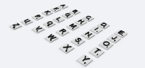 tırmalamak 3d harfler ingilizce versiyon yazı tahtası oyun stl dosya yazdır model in oyunlar 3dexport oyuncaklar metin aksesuarlar masa oyunları tipleri oyuncak oyna sembol 3dmodel 3dprint mektup oyunu 3d print model - Mito3D