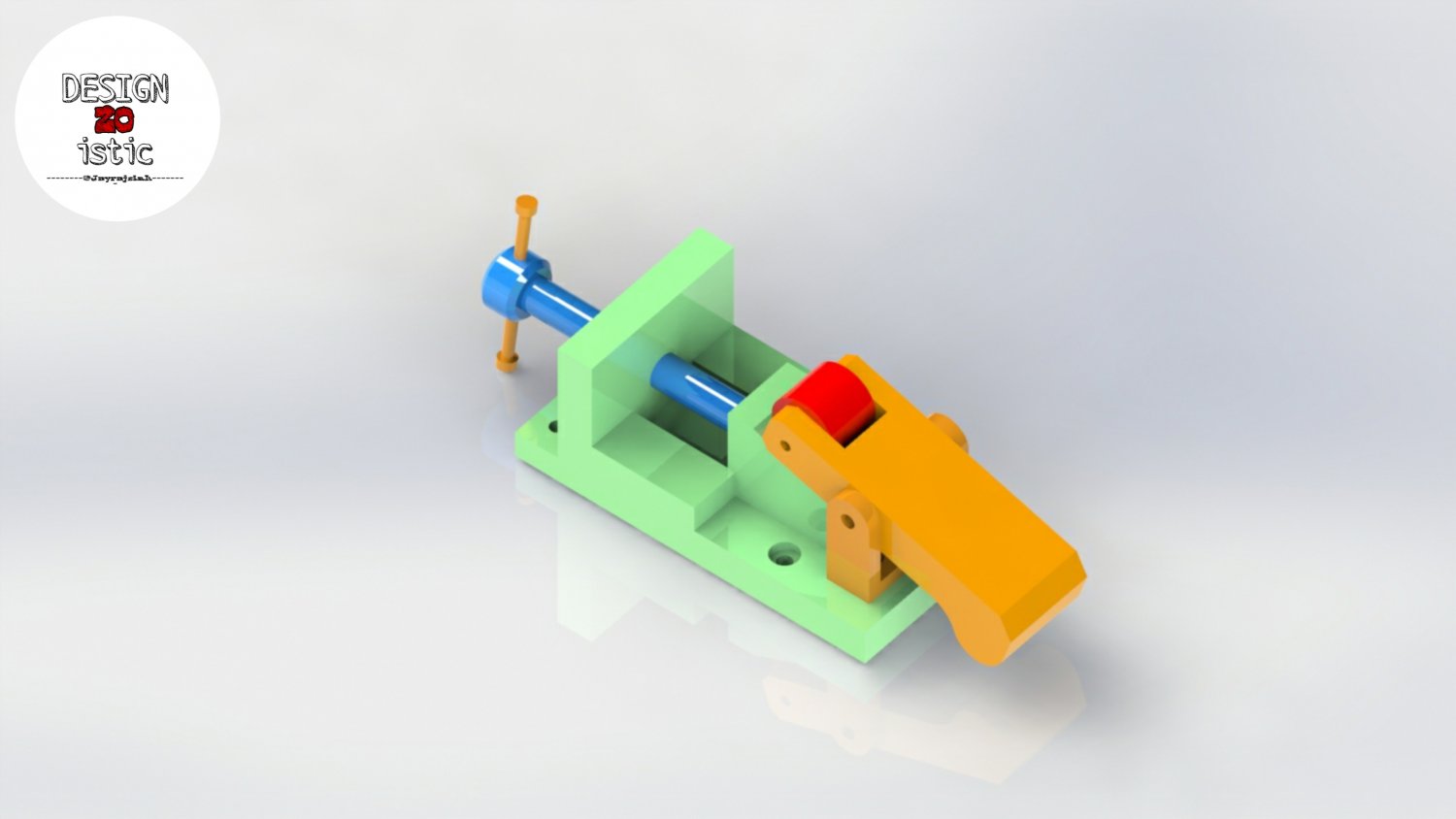 vite morsetto meccanismo gratuito 3d stampa modello in ingegneria 3dexport design mechanicalengineering lavori solidi progettista assemblaggio cad cnc autocad catia industriale prodotto ingegnere lavorazione produzione render autodesk 3D print model - Mito3D