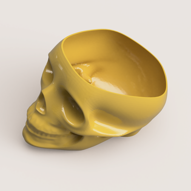 scull sculpture 3D print model - Mito3D