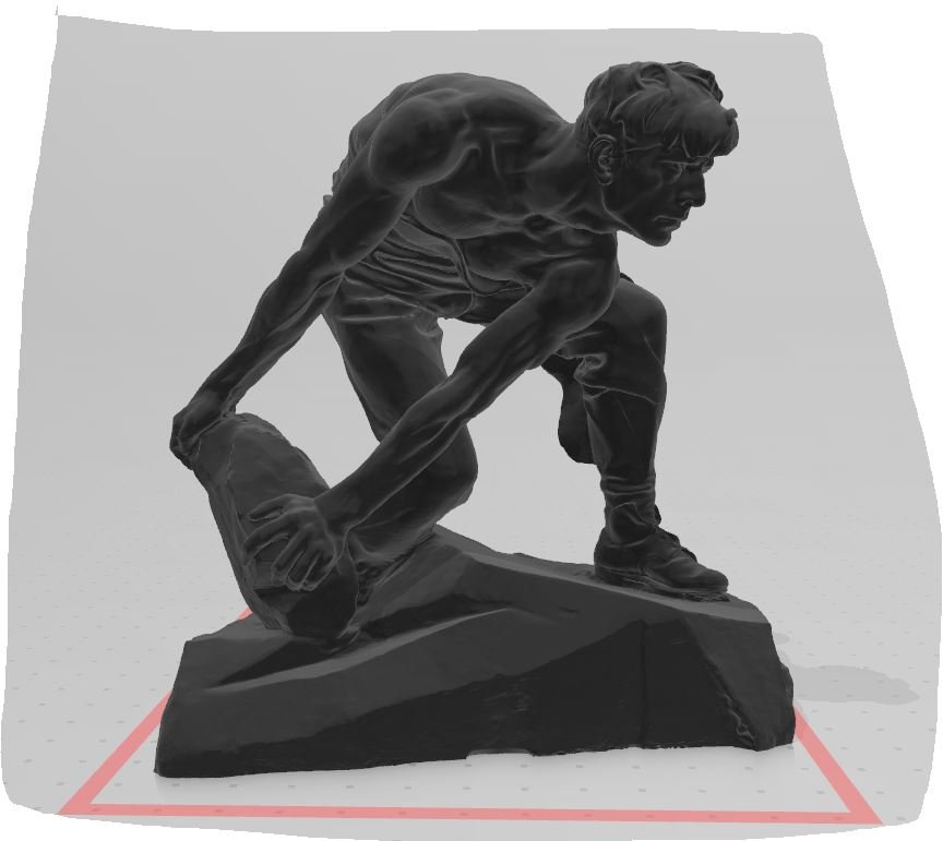 Skulptur Zeichnung 3D print model - Mito3D