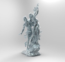 scuplt man woman 3d print model - Mito3D