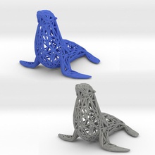 deniz aslanı sealion yaban hayatı okyanus mühür Hayvanat Bahçesi hayvan animaltrainer 3d geometrik modelleri baskı basılmıştır geometri designtech mimarlar mamunur Raşid parametrik tasarım benzersiz 3d print model - Mito3D