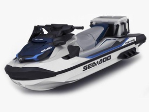 seadoo fishpro 2021 3d modèle in vitesse bateaux 3dexport brp sea doo mer jet ski poisson pro 2020 2022 gtx rxt réveiller l'eau embarcation scooter ray 3d print model - Mito3D