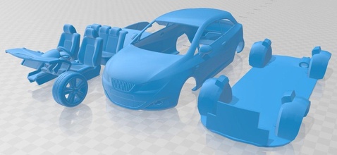 assento ibiza 2010 imprimível carro 3d impressão modelo in automotivo 3dexport fenda escalextrico tamiya rc miniz passatempo micro 3d print model - Mito3D
