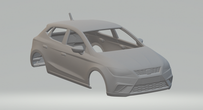 assento ibiza 2022 diecast slot car slotcar fenda carro quente hotwheels rc 3d print model - Mito3D