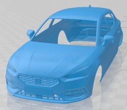 seat leon fr 2020 printable body car 3d print model in automotive 3dexport slot scalextric tamiya rc miniz hobby micro 3d print model - Mito3D