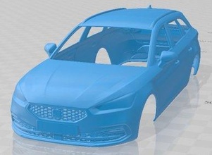 posto sedere leon giro sportivo 2020 stampabile corpo macchina fessura scalextric tamiya rc miniz passatempo micro 3d print model - Mito3D