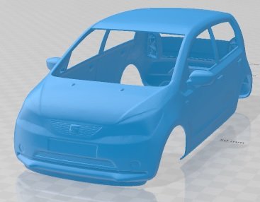 siège mii 2016 imprimable corps voiture 3d impression modèle in automobile 3dexport fente scalextric tamiya rc miniz loisir micro 3D print model - Mito3D