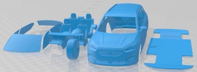 assento tarraco 2019 imprimível carro automotivo fenda escalextrico Tamiya rc miniz passatempo micro diecast 3d print model - Mito3D